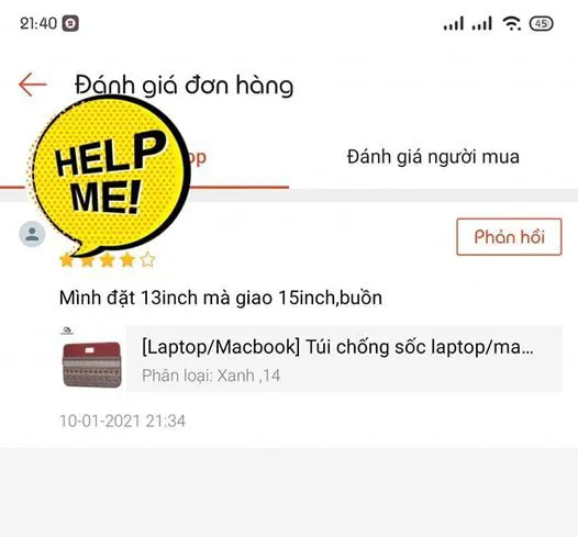 Những review khó đỡ của khách hàng trên Shopee