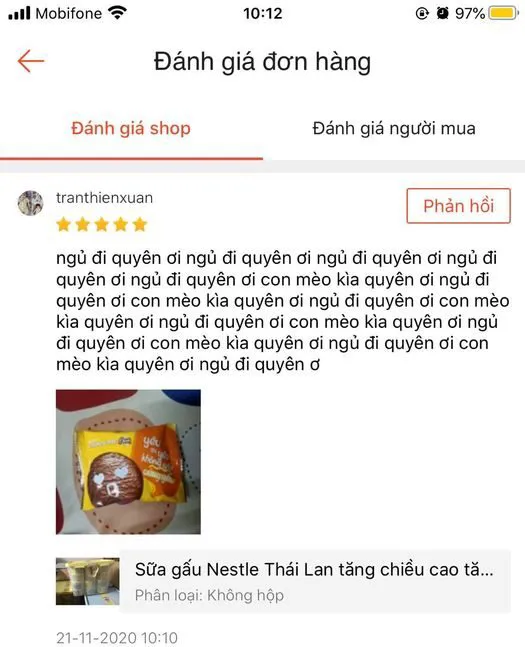 Những review khó đỡ của khách hàng trên Shopee