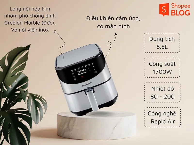 Nồi chiên không dầu loại nào tốt? Gợi ý top 10 sản phẩm nổi bật