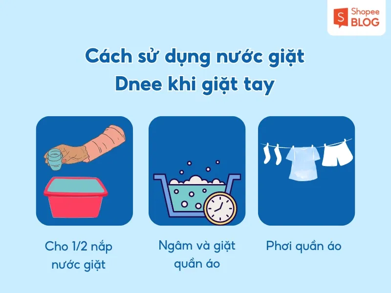 Nước giặt Dnee cho trẻ sơ sinh có tốt không? 5+ gợi ý cho bạn