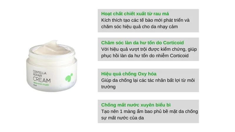 Review kem dưỡng Centella Repair Cream của GoodnDoc