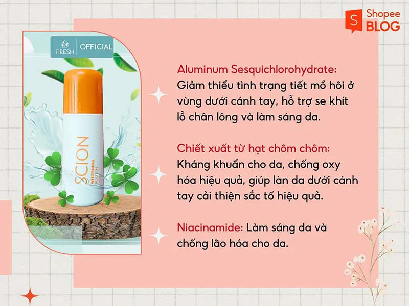 Review lăn khử mùi được yêu thích nhất trong giới trẻ hiện nay