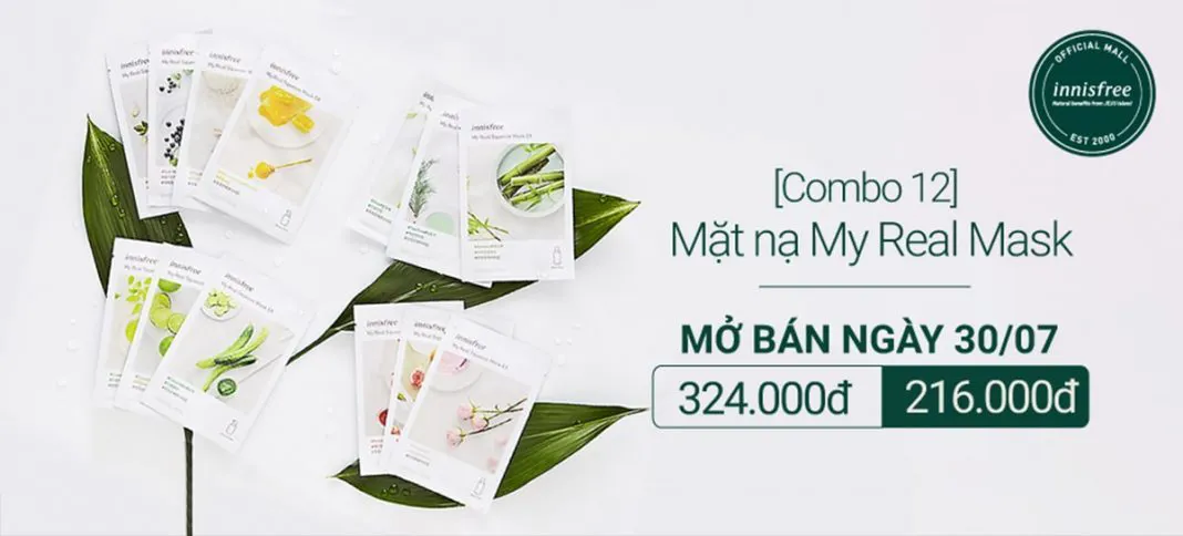 Review Mặt Nạ Giấy Dưỡng Ẩm Innisfree It’s Real Squeeze Mask
