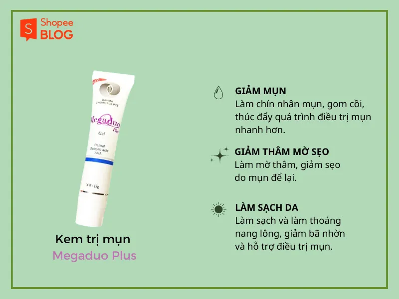 Review Megaduo Plus – Kem trị mụn giảm thâm có thực sự hiệu quả?