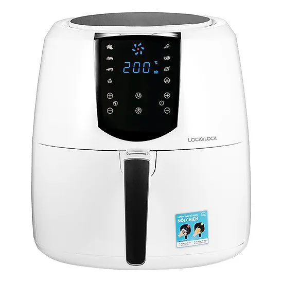 Review Nồi Chiên Không Dầu Lock&Lock Jumbo Plus Air Fryer 5.2 L