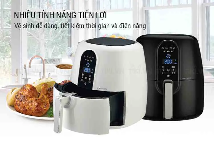 Review Nồi Chiên Không Dầu Lock&Lock Jumbo Plus Air Fryer 5.2 L