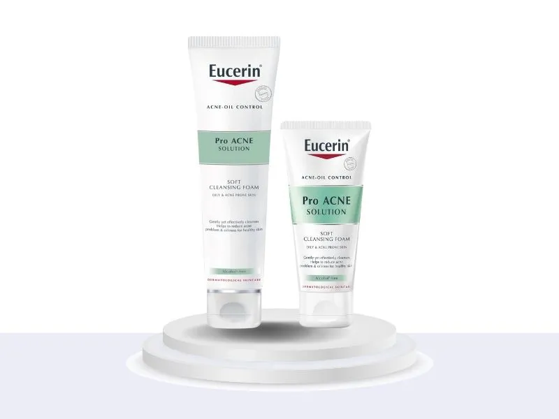 Review sữa rửa mặt Eucerin qua 5 dòng nổi bật của hãng