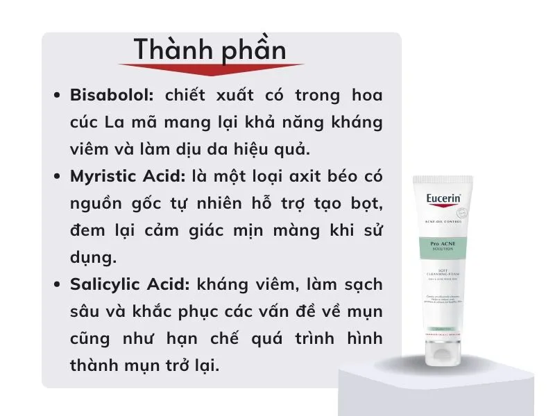 Review sữa rửa mặt Eucerin qua 5 dòng nổi bật của hãng