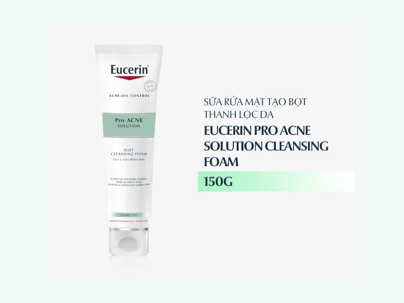 Review sữa rửa mặt Eucerin qua 5 dòng nổi bật của hãng