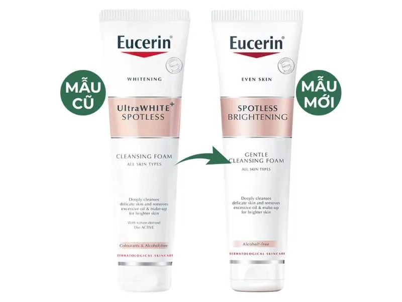 Review sữa rửa mặt Eucerin qua 5 dòng nổi bật của hãng