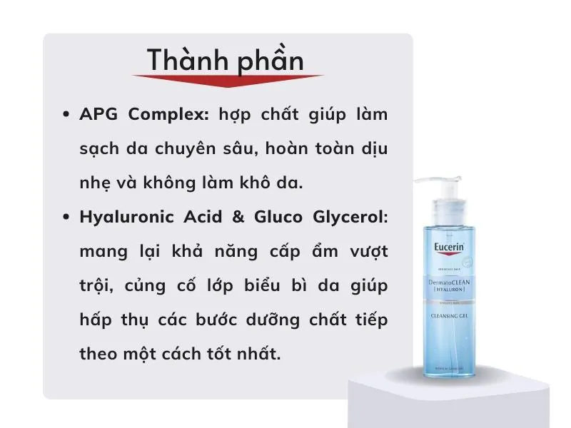 Review sữa rửa mặt Eucerin qua 5 dòng nổi bật của hãng