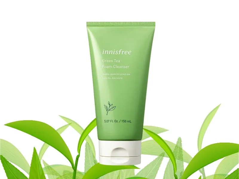 Review sữa rửa mặt Innisfree trà xanh Green Tea Foam Cleaner