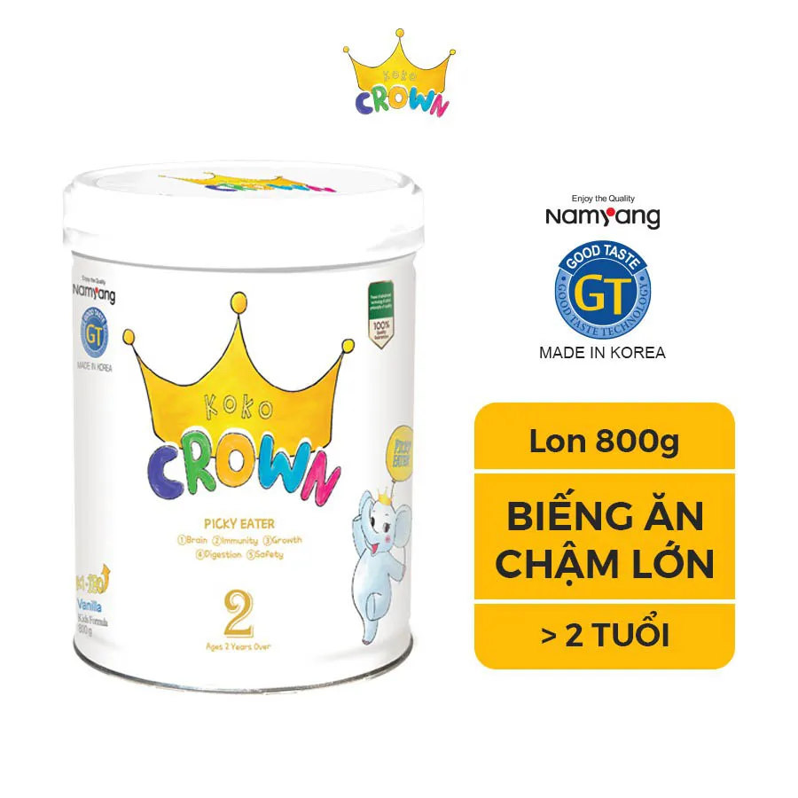 Review top 07 sữa tăng cân cho bé 2 tuổi phổ biến trên thị trường