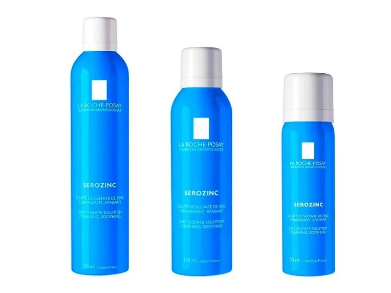 Review xịt khoáng La Roche Posay hai phiên bản xanh và trắng