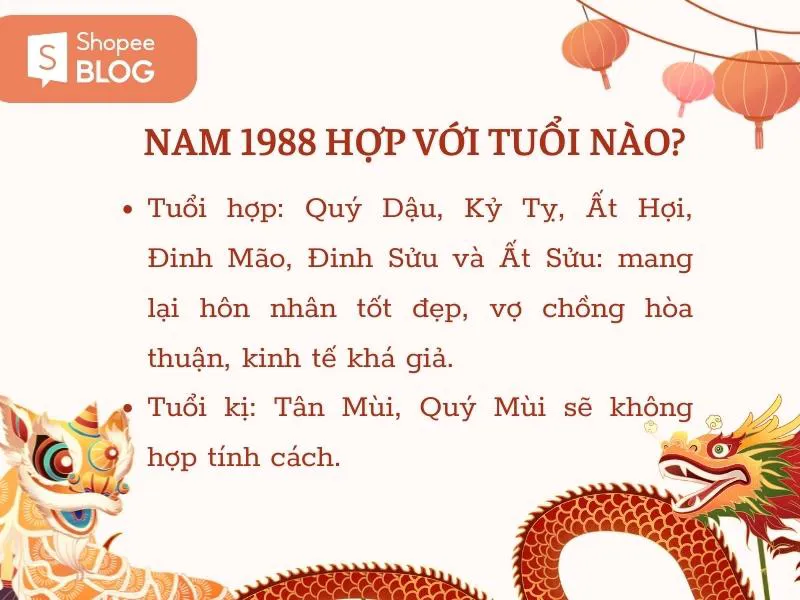 Sinh năm 1988 mệnh gì? Tổng quan về tuổi Mậu Thìn 1988