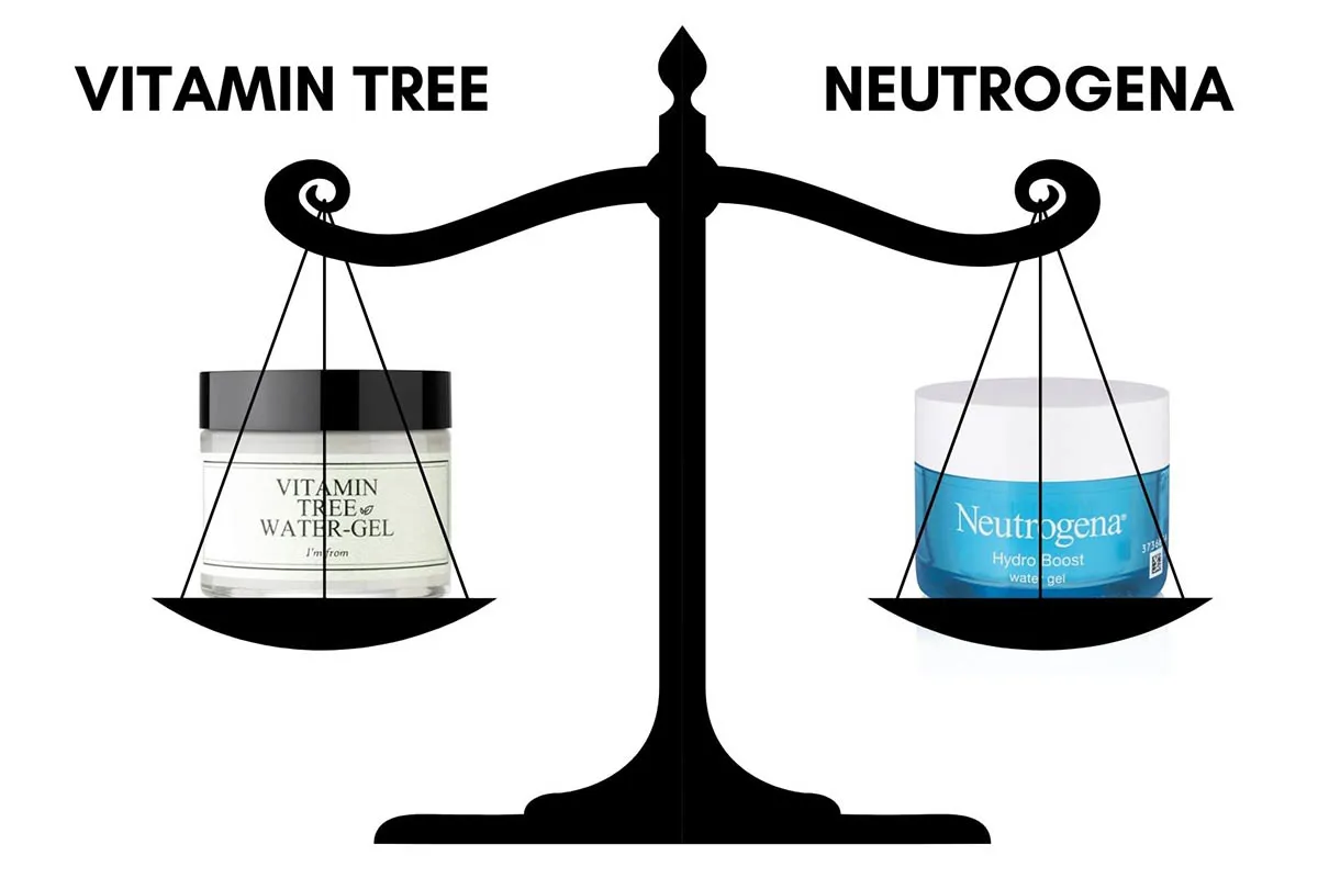 So sánh Vitamin Tree Water Gel và Neutrogena, nên chọn loại nào?