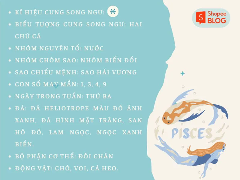 Song Ngư hợp với cung nào? Tính cách, tình yêu của Song Ngư