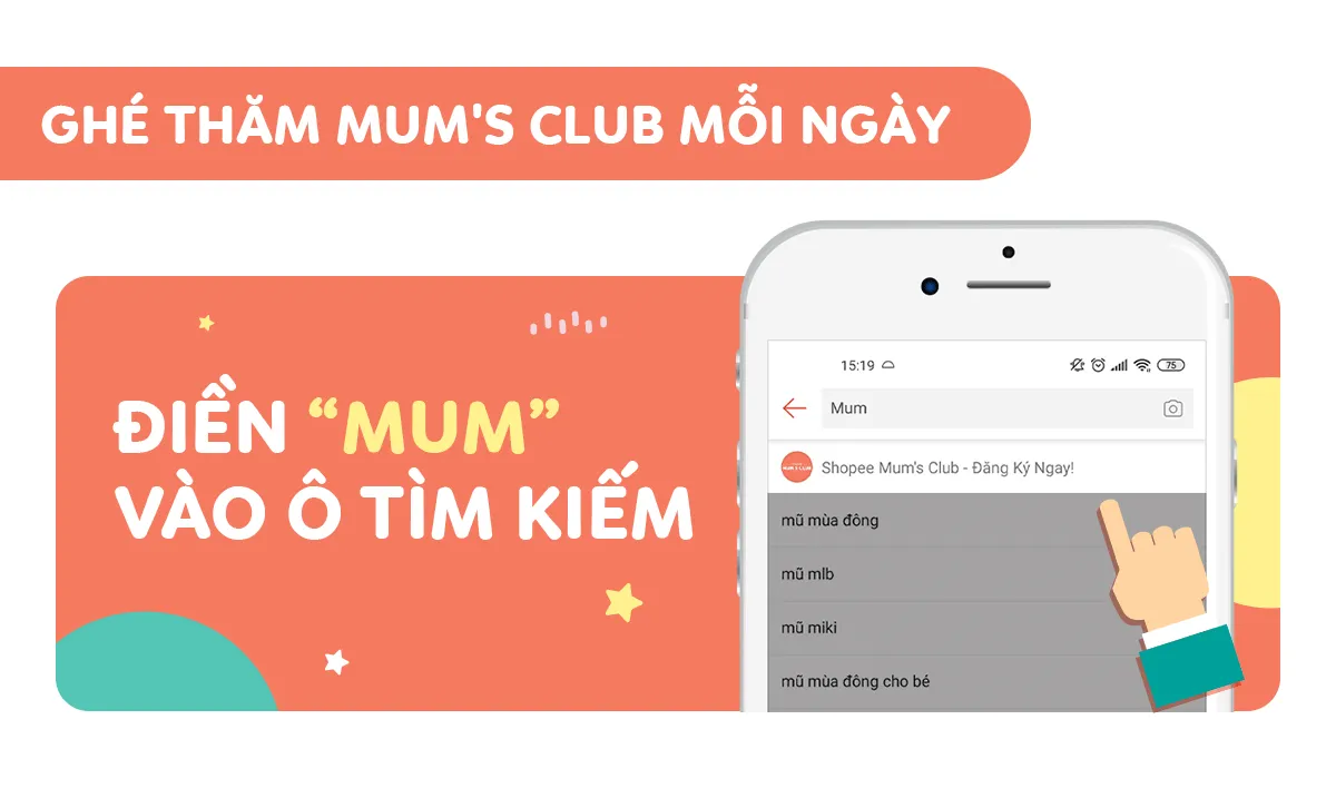 Tham gia Shopee Mum Club nhận ngay vô vàn ưu đãi hấp dẫn