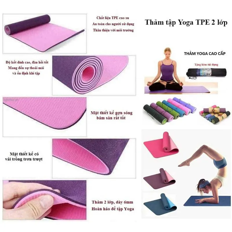 Thảm tập yoga loại nào tốt – Bật mí top 7 thảm tập nên mua