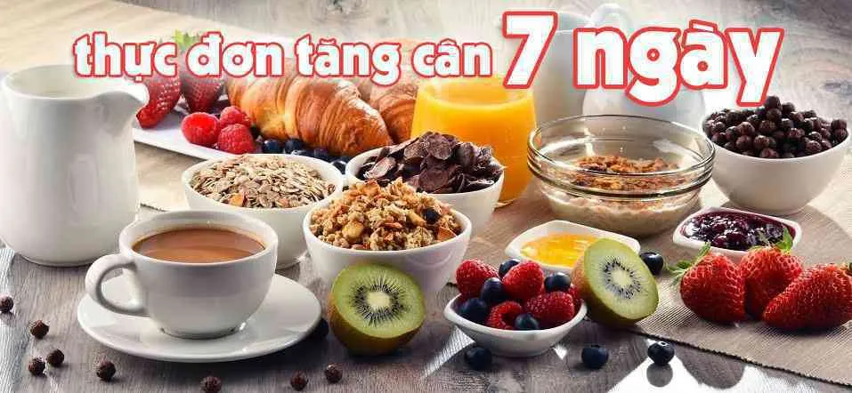 Thực đơn tăng cân cho nam tập gym trong vòng 7 ngày