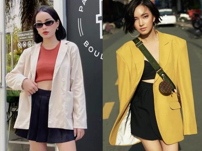 Top 21+ cách phối đồ với áo blazer nữ không nhàm chán cho các nàng sành điệu