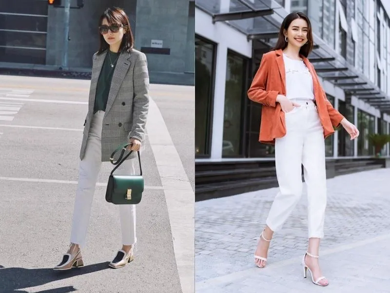 Top 21+ cách phối đồ với áo blazer nữ không nhàm chán cho các nàng sành điệu