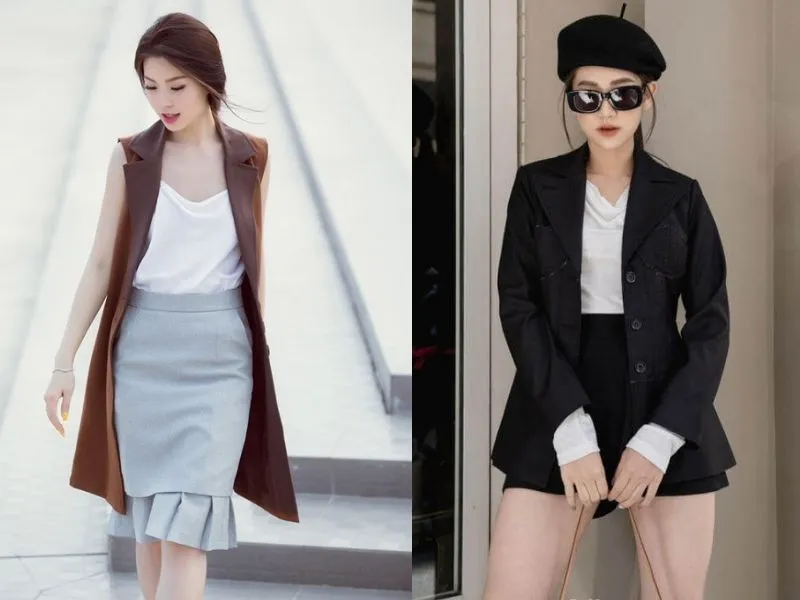 Top 21+ cách phối đồ với áo blazer nữ không nhàm chán cho các nàng sành điệu