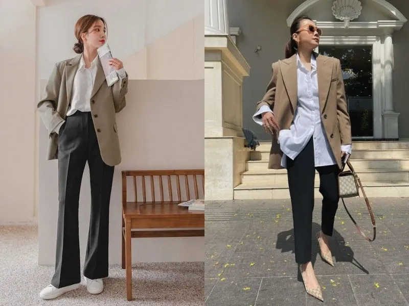 Top 21+ cách phối đồ với áo blazer nữ không nhàm chán cho các nàng sành điệu