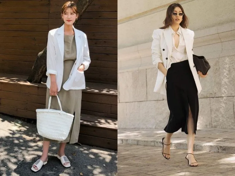 Top 21+ cách phối đồ với áo blazer nữ không nhàm chán cho các nàng sành điệu