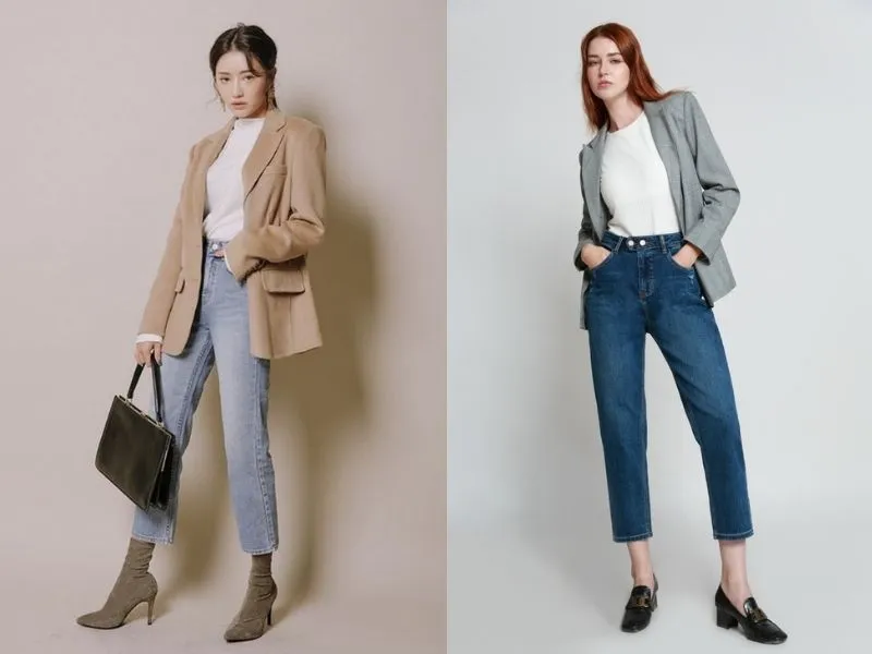 Top 21+ cách phối đồ với áo blazer nữ không nhàm chán cho các nàng sành điệu