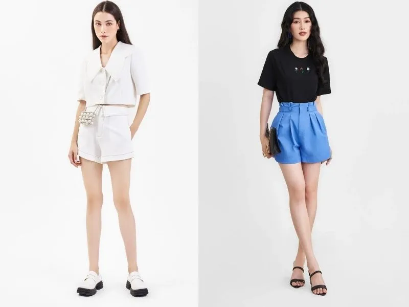 Top 21+ mẹo phối đồ với quần short nữ xinh và xịn