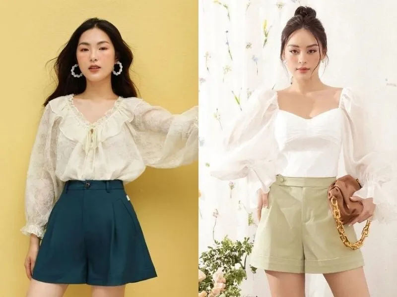 Top 21+ mẹo phối đồ với quần short nữ xinh và xịn