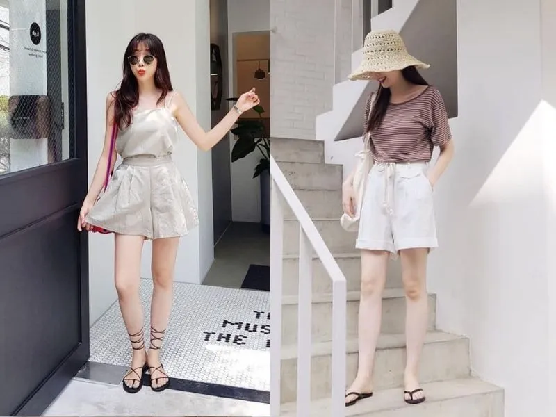 Top 21+ mẹo phối đồ với quần short nữ xinh và xịn