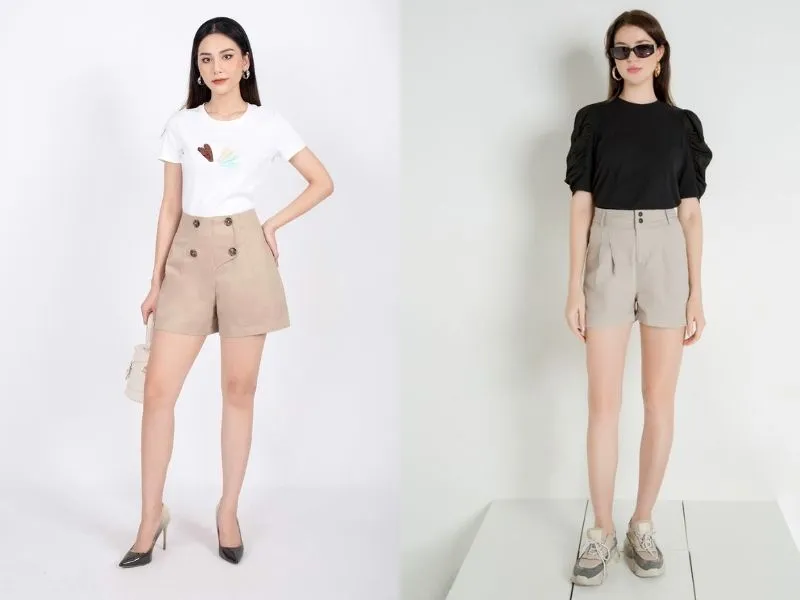 Top 21+ mẹo phối đồ với quần short nữ xinh và xịn