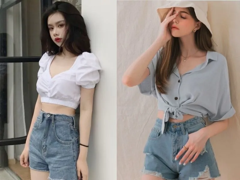 Top 21+ mẹo phối đồ với quần short nữ xinh và xịn