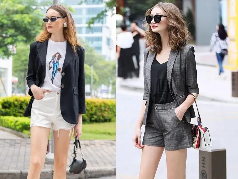 Top 21+ mẹo phối đồ với quần short nữ xinh và xịn