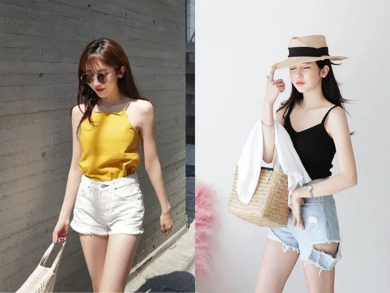 Top 21+ mẹo phối đồ với quần short nữ xinh và xịn