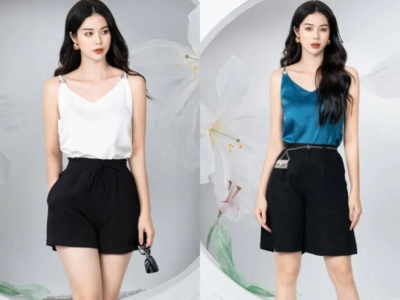 Top 21+ mẹo phối đồ với quần short nữ xinh và xịn