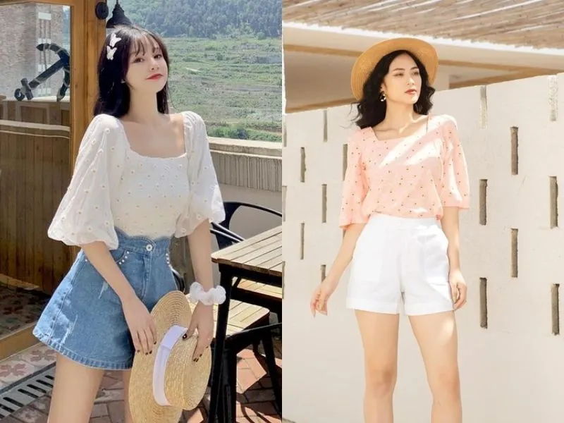 Top 21+ mẹo phối đồ với quần short nữ xinh và xịn