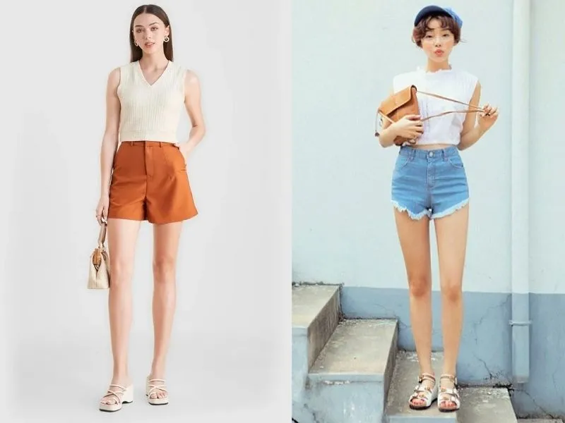 Top 21+ mẹo phối đồ với quần short nữ xinh và xịn