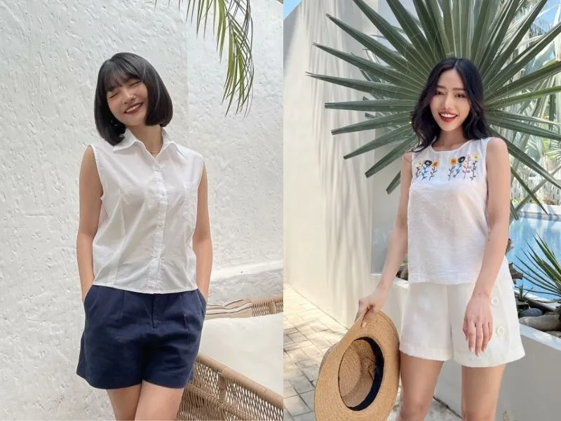 Top 21+ mẹo phối đồ với quần short nữ xinh và xịn