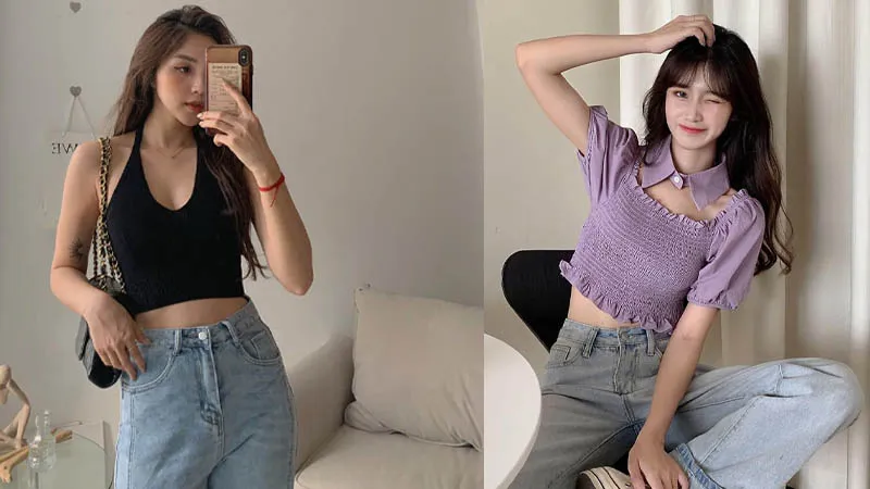 Top 6 shop bán áo croptop đẹp trên Shopee