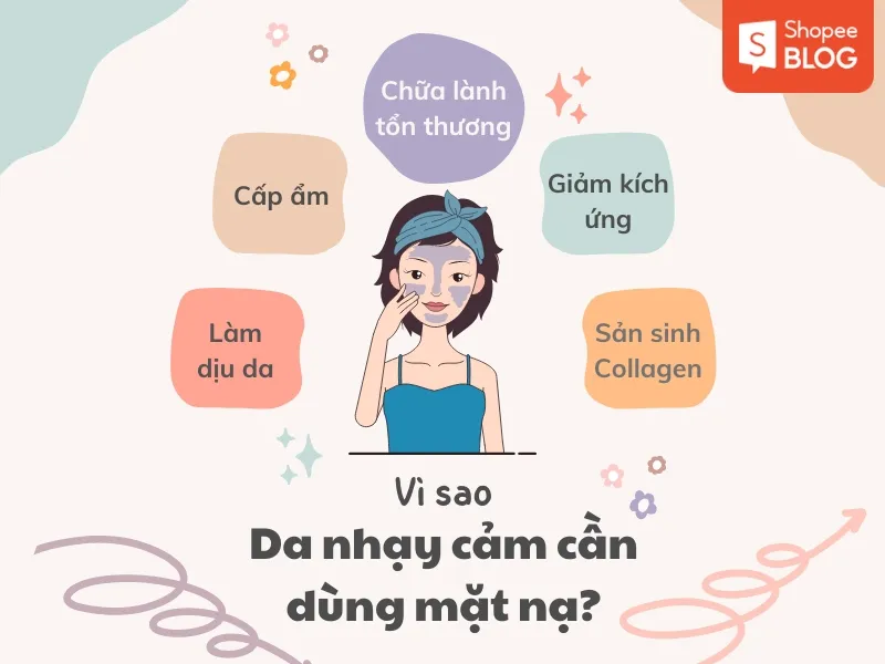 Top 9+ mặt nạ cho da nhạy cảm lành tính nhất