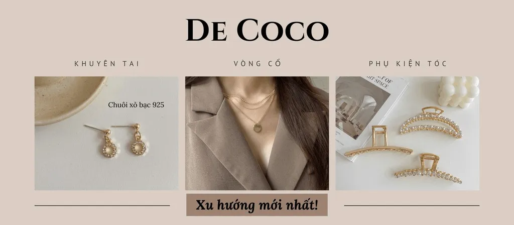 Trang sức De Coco – Địa chỉ mua phụ kiện nữ không thể bỏ qua