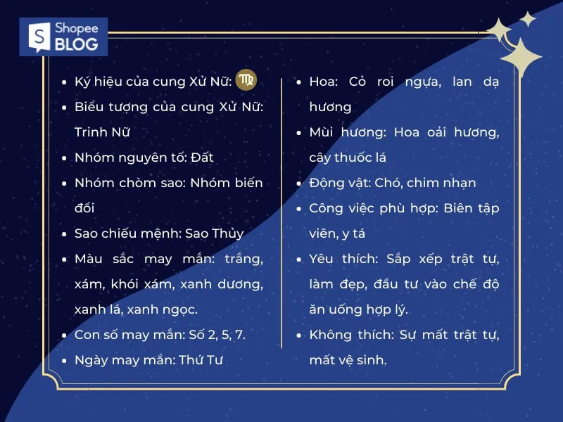 Xử Nữ hợp với cung nào? Tính cách và tình yêu của Xử Nữ